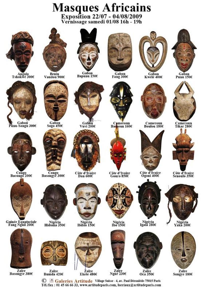 masque africain histoire des arts